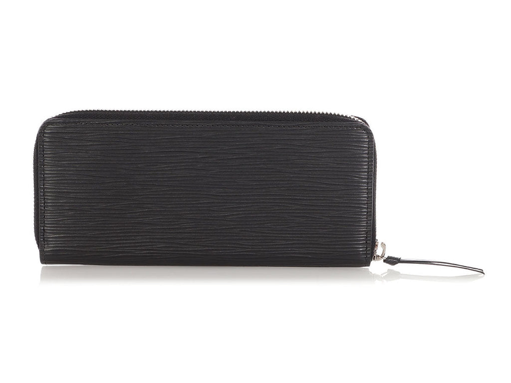 Louis Vuitton Black Epi ClÃ©mence Wallet