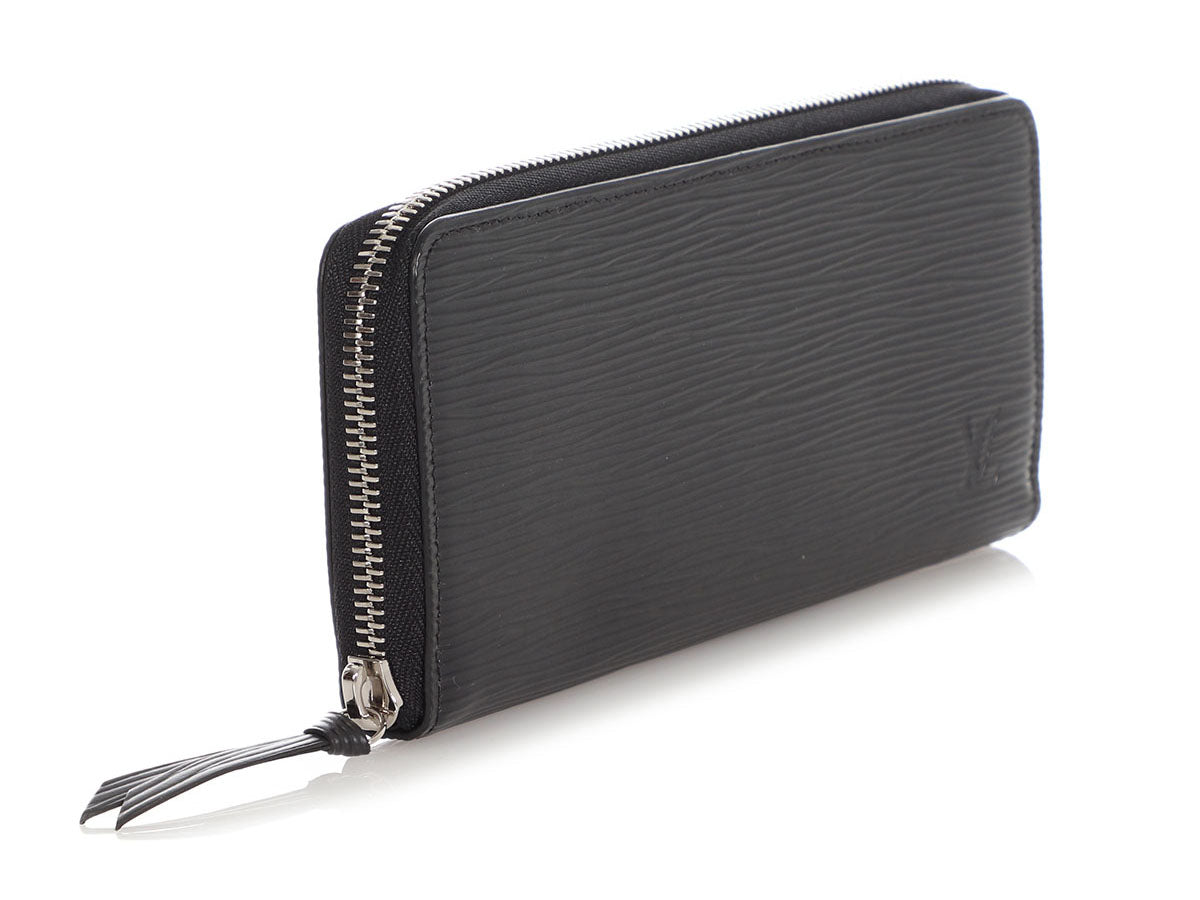 Louis Vuitton Black Epi ClÃ©mence Wallet