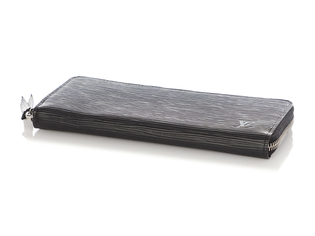 Louis Vuitton Black Epi ClÃ©mence Wallet