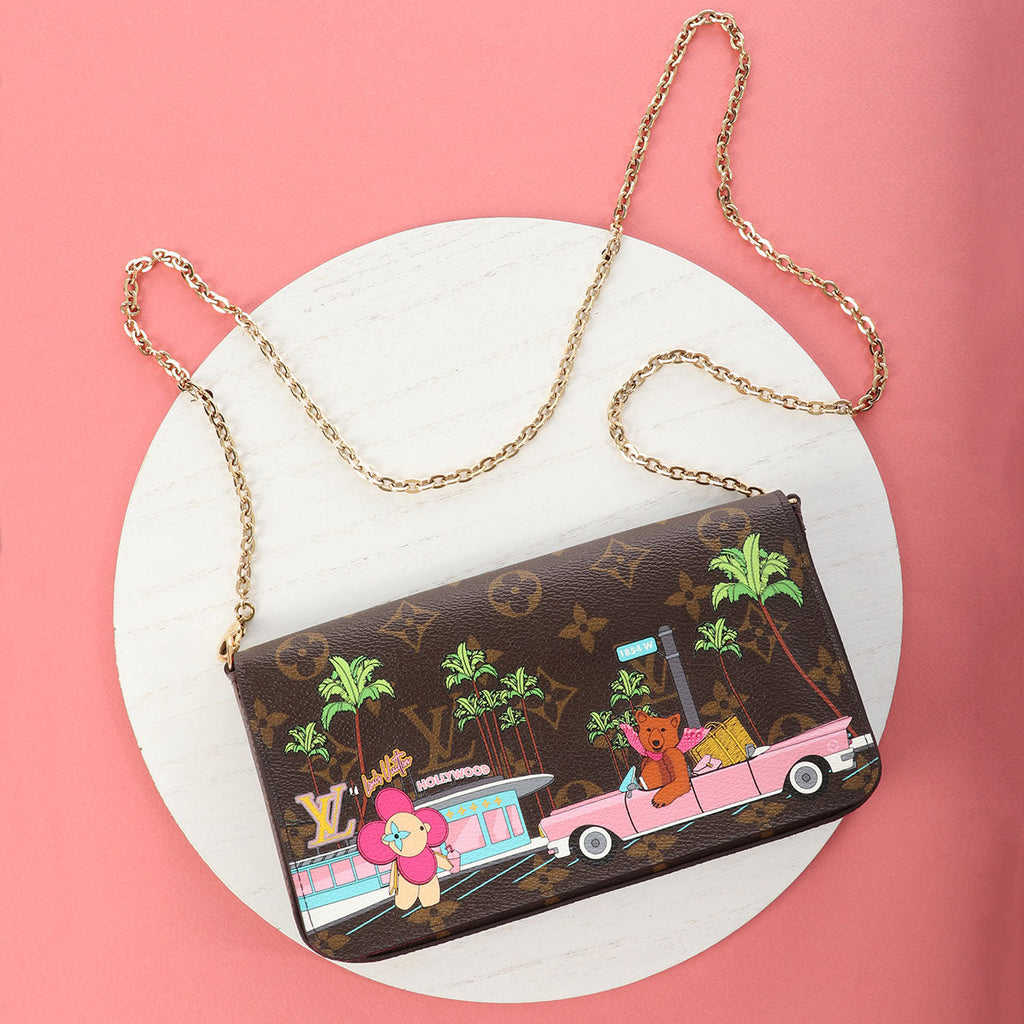 Louis Vuitton 2021 Monogram Christmas Animation Hollywood FÃ©licie Pochette