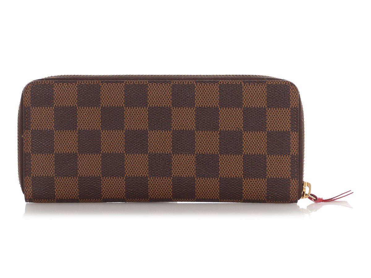 Louis Vuitton Damier EbÃ¨ne Clemence Wallet