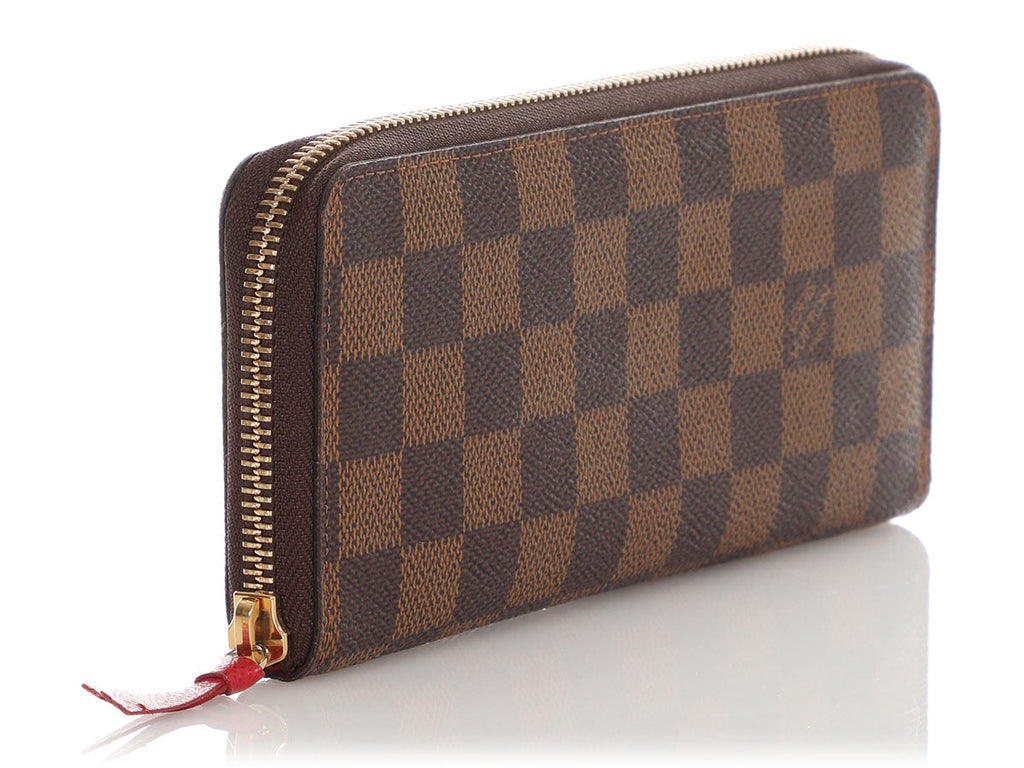 Louis Vuitton Damier EbÃ¨ne Clemence Wallet