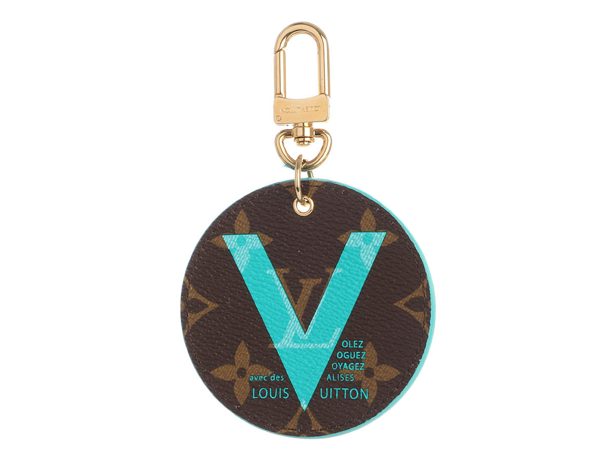 Louis Vuitton Turquoise V IllustrÃ© Bag Charm
