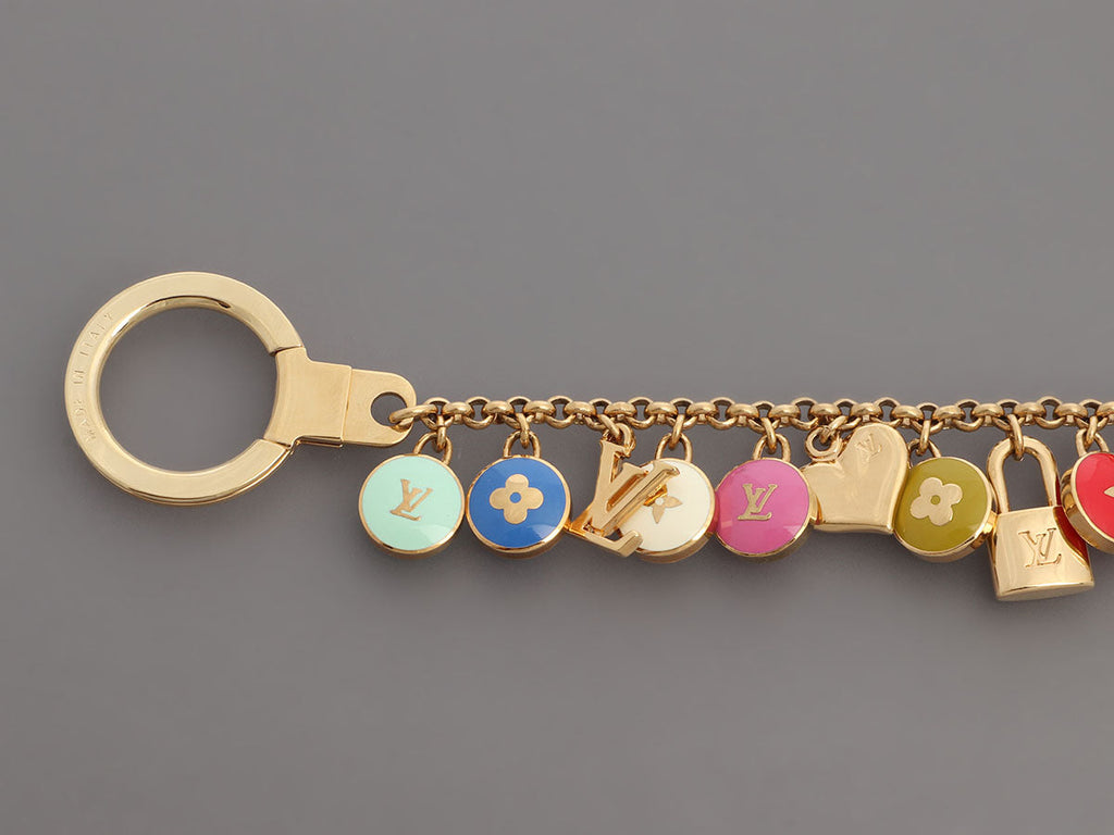 Louis Vuitton Multicolor Pastilles Key Holder and Bag Charm