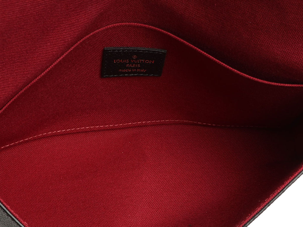 Louis Vuitton Black Monogram Empreinte FÃ©licie Pochette