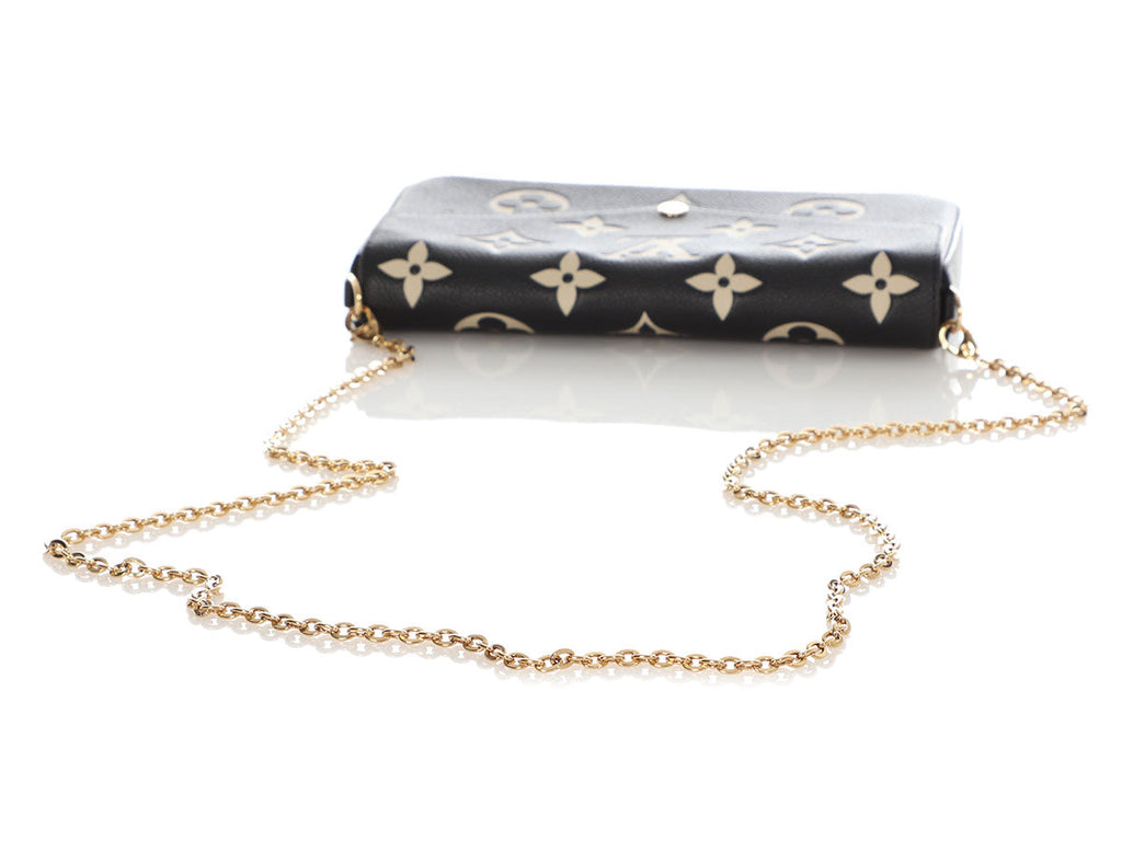 Louis Vuitton Black Monogram Empreinte FÃ©licie Pochette