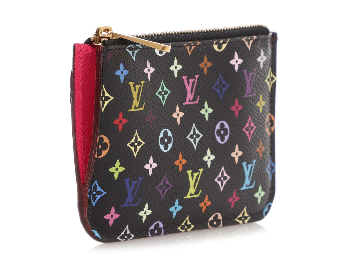 Louis Vuitton Noir Multicolore Monogram Poche ClÃ©s/Key Pouch