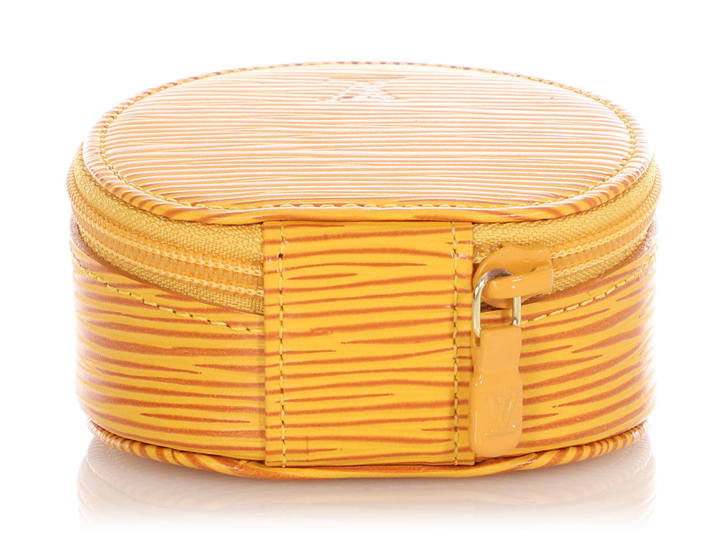 Louis Vuitton Yellow Epi Bijoux Jewelry Case