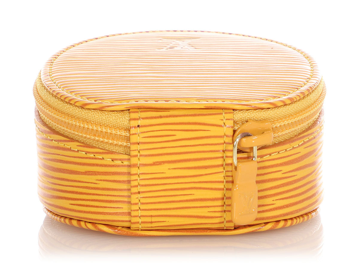 Louis Vuitton Yellow Epi Bijoux Jewelry Case