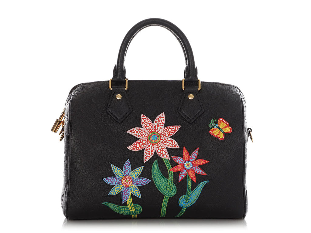 Louis Vuitton Yayoi Kusama Flowers Monogram Empreinte Speedy BandouliÃ¨re 25
