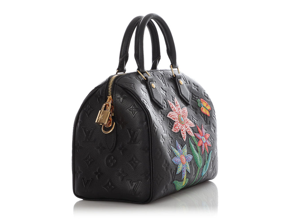 Louis Vuitton Yayoi Kusama Flowers Monogram Empreinte Speedy BandouliÃ¨re 25