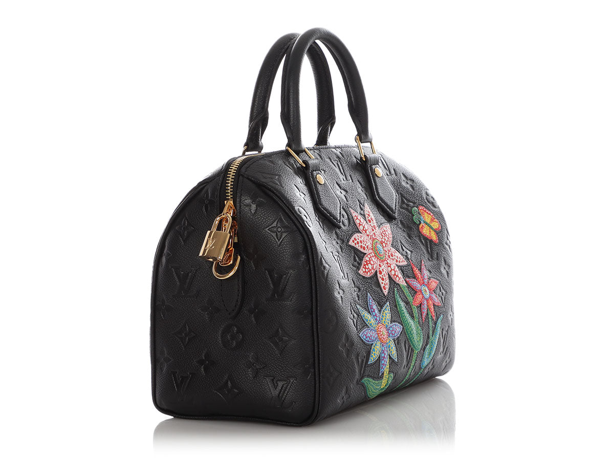 Louis Vuitton Yayoi Kusama Flowers Monogram Empreinte Speedy BandouliÃ¨re 25