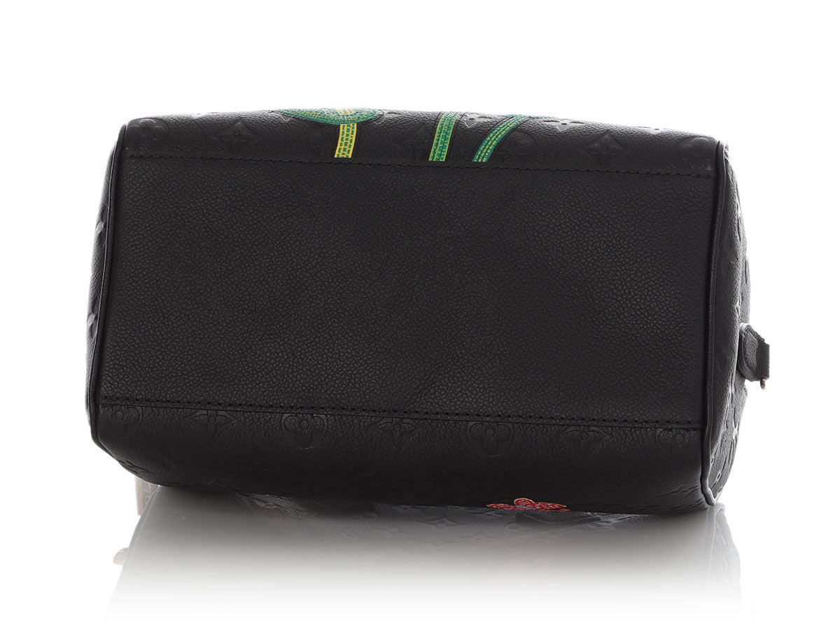 Louis Vuitton Yayoi Kusama Flowers Monogram Empreinte Speedy BandouliÃ¨re 25