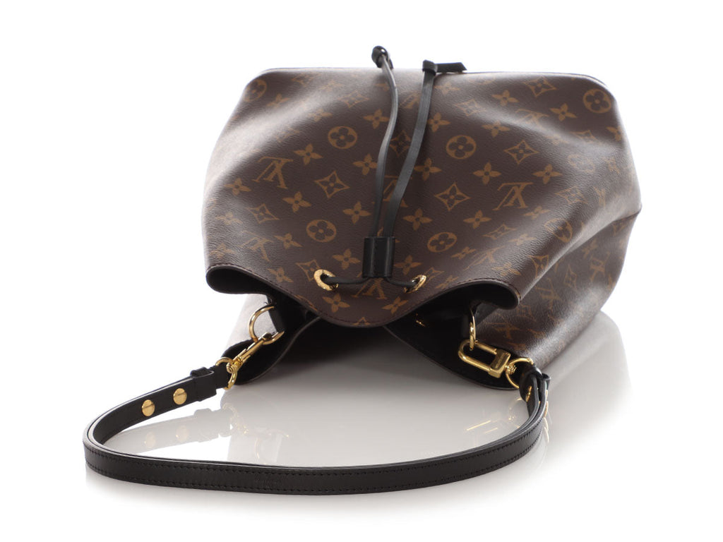 Louis Vuitton Monogram and Black NÃ©oNoÃ© MM