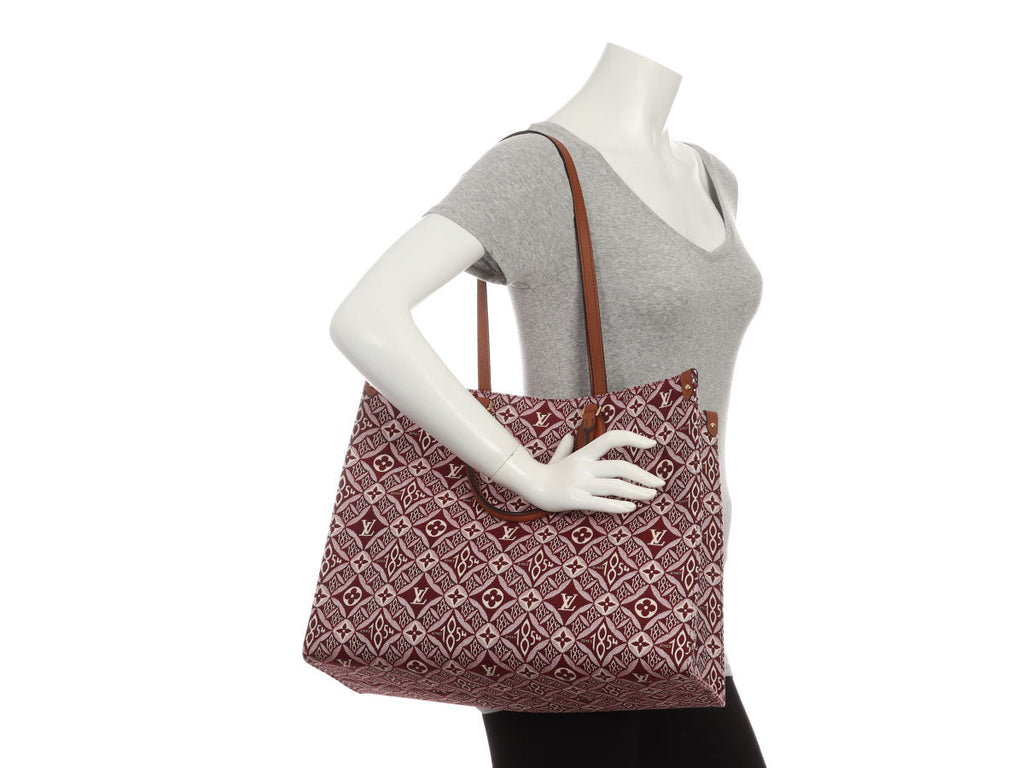 Louis Vuitton Bordeaux Jacquard Since 1854 Onthego GM