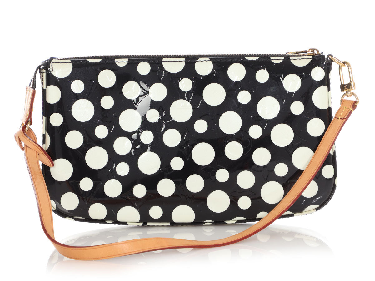 Louis Vuitton Yayoi Kusama Infinity Black Dots Vernis Pochette