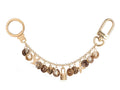 Louis Vuitton Brown Pastilles Gold Tone Chain Bag Charm / Key Holder