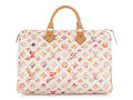 Louis Vuitton White Watercolor Aquarelle Speedy 35