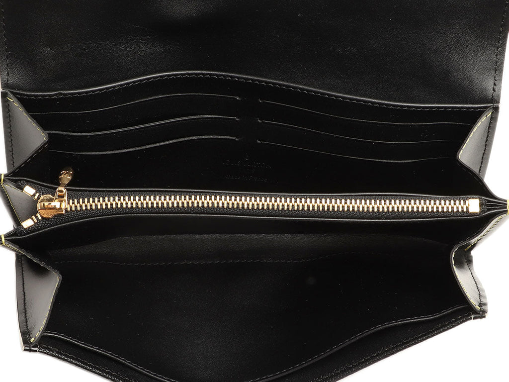 Louis Vuitton Black Suhali Le Favori Wallet