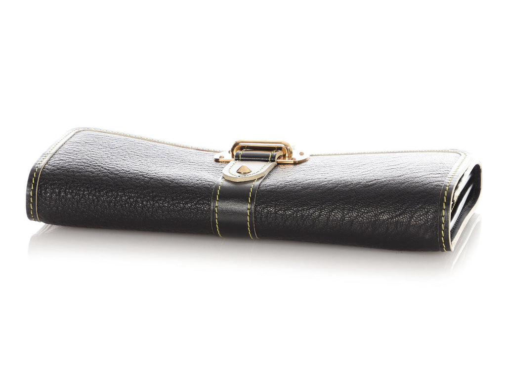 Louis Vuitton Black Suhali Le Favori Wallet