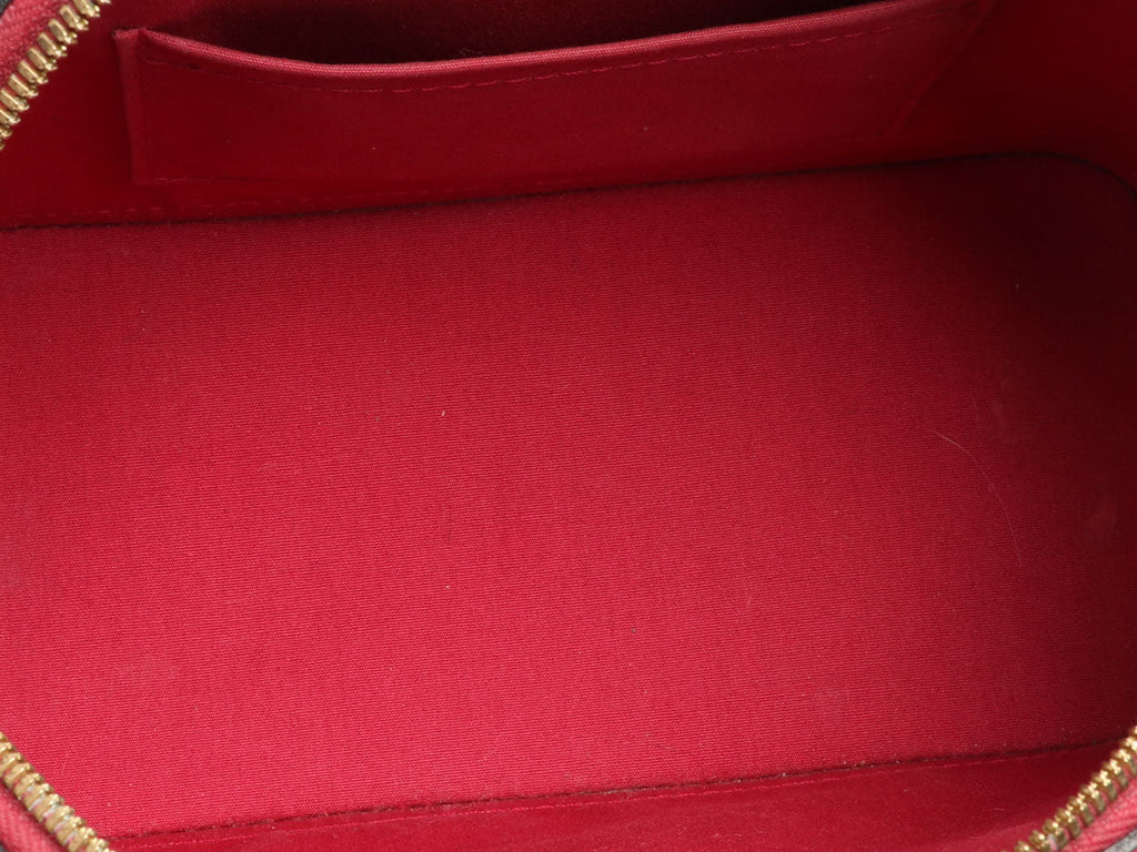 Louis Vuitton Red Vernis Alma BB