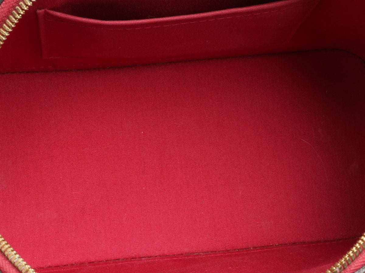 Louis Vuitton Red Vernis Alma BB