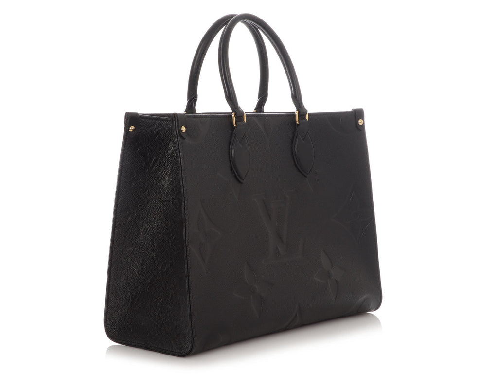 Louis Vuitton Black Monogram Empreinte Onthego MM