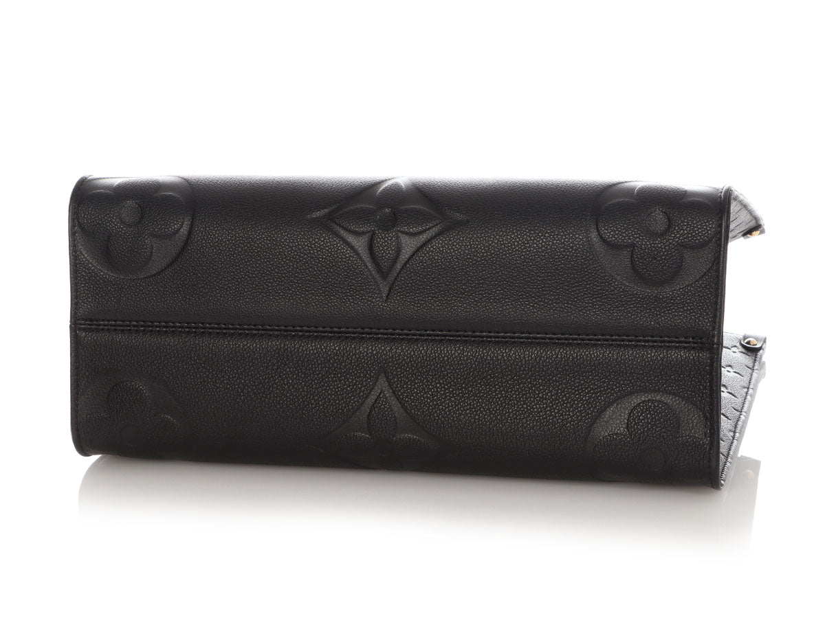 Louis Vuitton Black Monogram Empreinte Onthego MM
