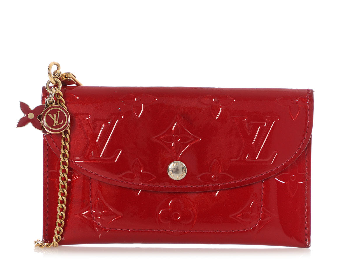Louis Vuitton Pomme dâ€™Amour Vernis Wallet with Chain