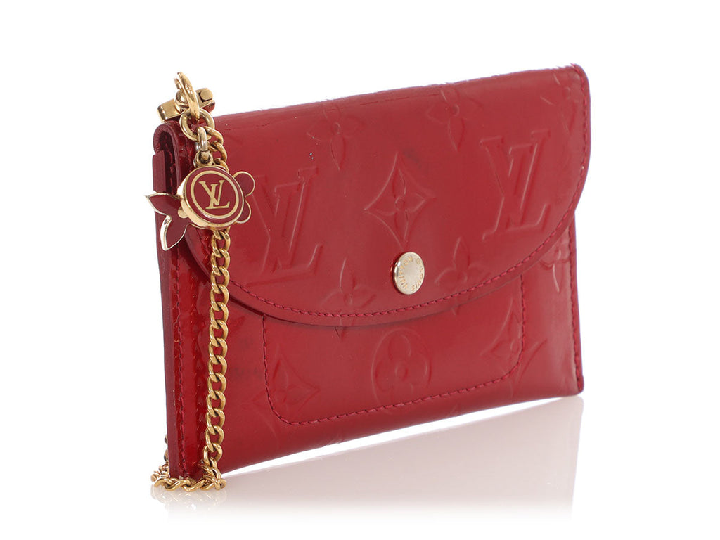 Louis Vuitton Pomme dâ€™Amour Vernis Wallet with Chain