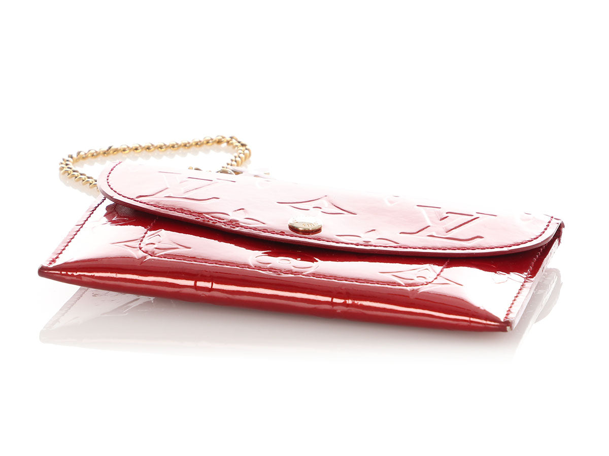 Louis Vuitton Pomme dâ€™Amour Vernis Wallet with Chain