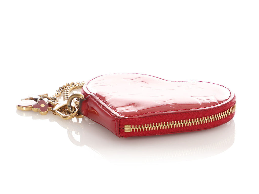 Louis Vuitton Pomme Dâ€™Amour Vernis Heart Coin Purse