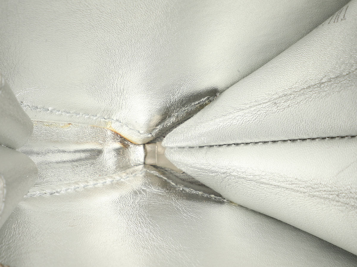 Louis Vuitton Silver Vernis Heart Coin Purse
