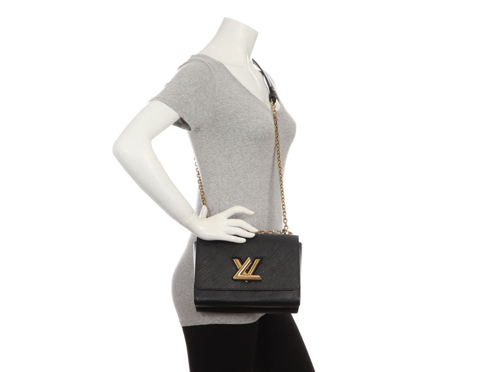Louis Vuitton Black Epi Twist MM