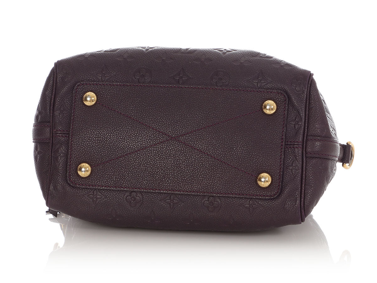 Louis Vuitton Aubergine Empreinte Speedy BandouliÃ¨re 25