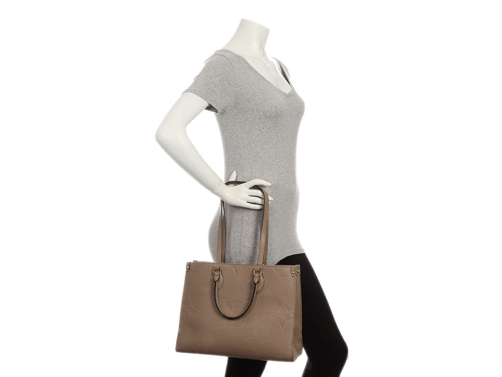 Louis Vuitton Beige Monogram Empreinte Onthego MM