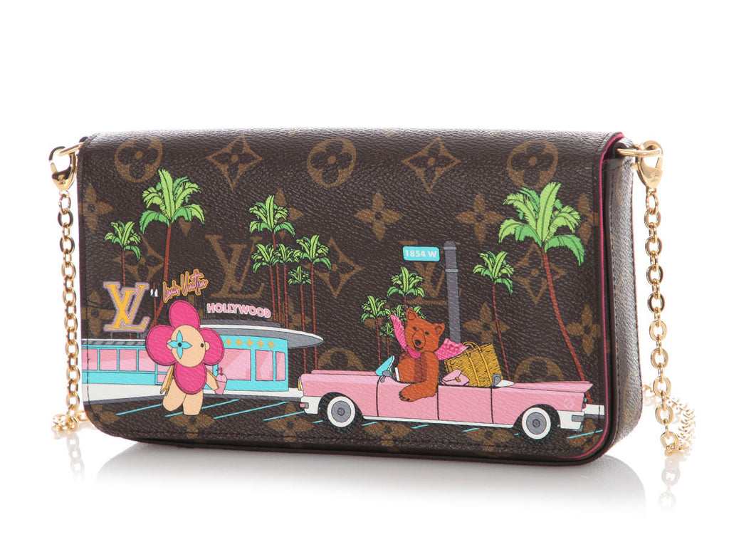 Louis Vuitton 2021 Monogram Christmas Animation Hollywood FÃ©licie Pochette