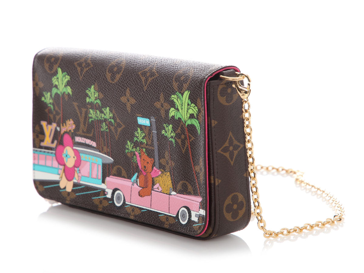 Louis Vuitton 2021 Monogram Christmas Animation Hollywood FÃ©licie Pochette