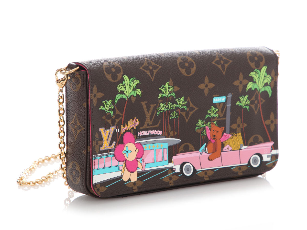 Louis Vuitton 2021 Monogram Christmas Animation Hollywood FÃ©licie Pochette
