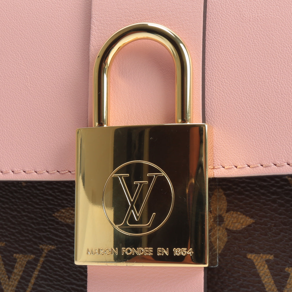 LOUIS VUITTON Locky BB Monogram w/Pink