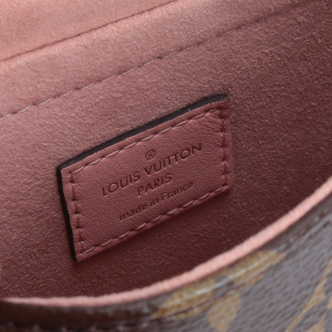 LOUIS VUITTON Locky BB Monogram w/Pink