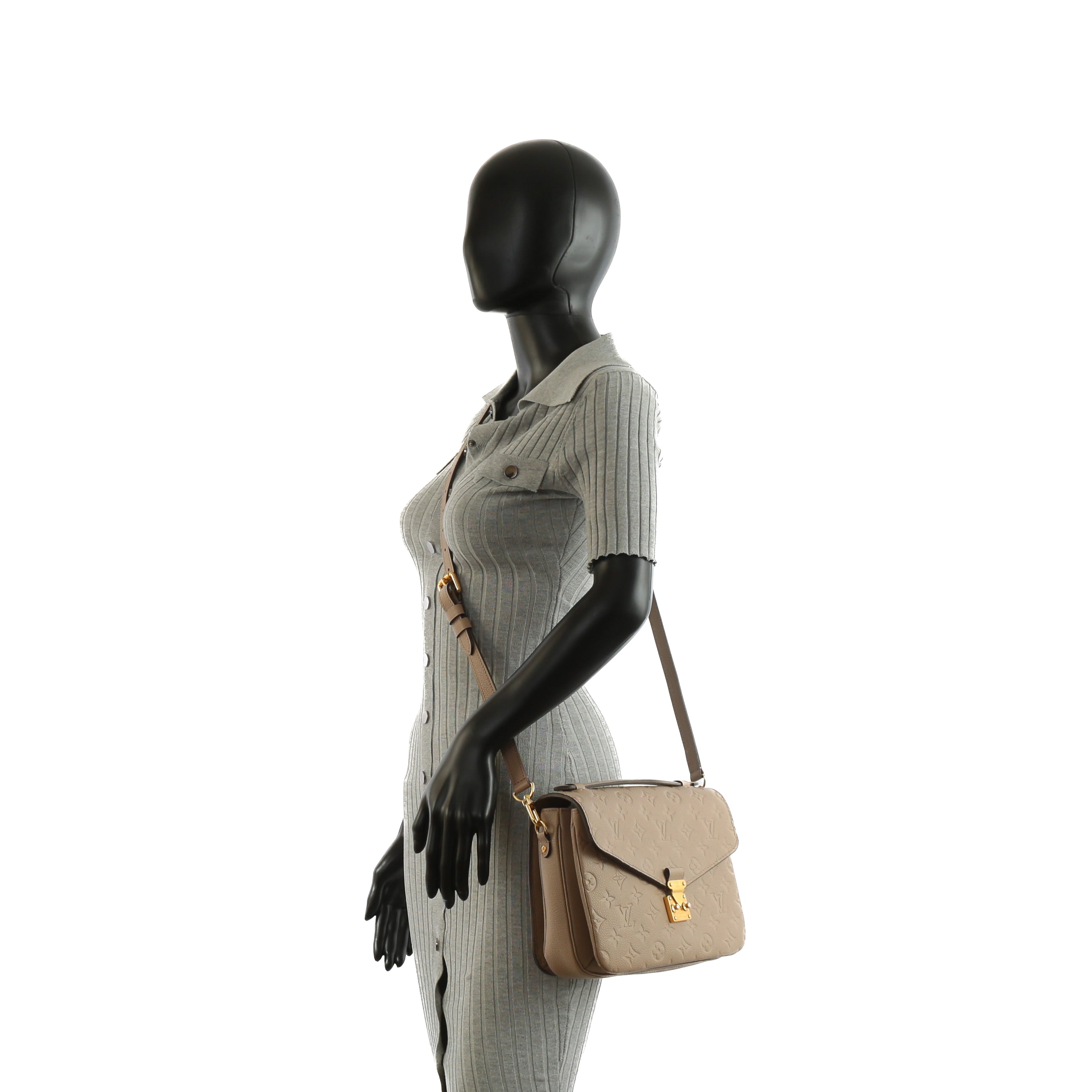 LOUIS VUITTON Pochette Metis MM -Empreinte Turtledove