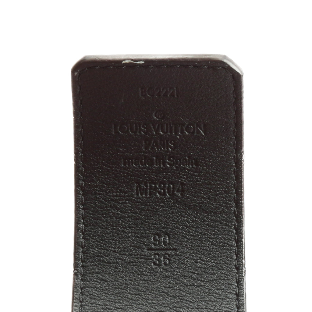 LOUIS VUITTON Pyramide 40 MM Reversable Belt Mono w/orange