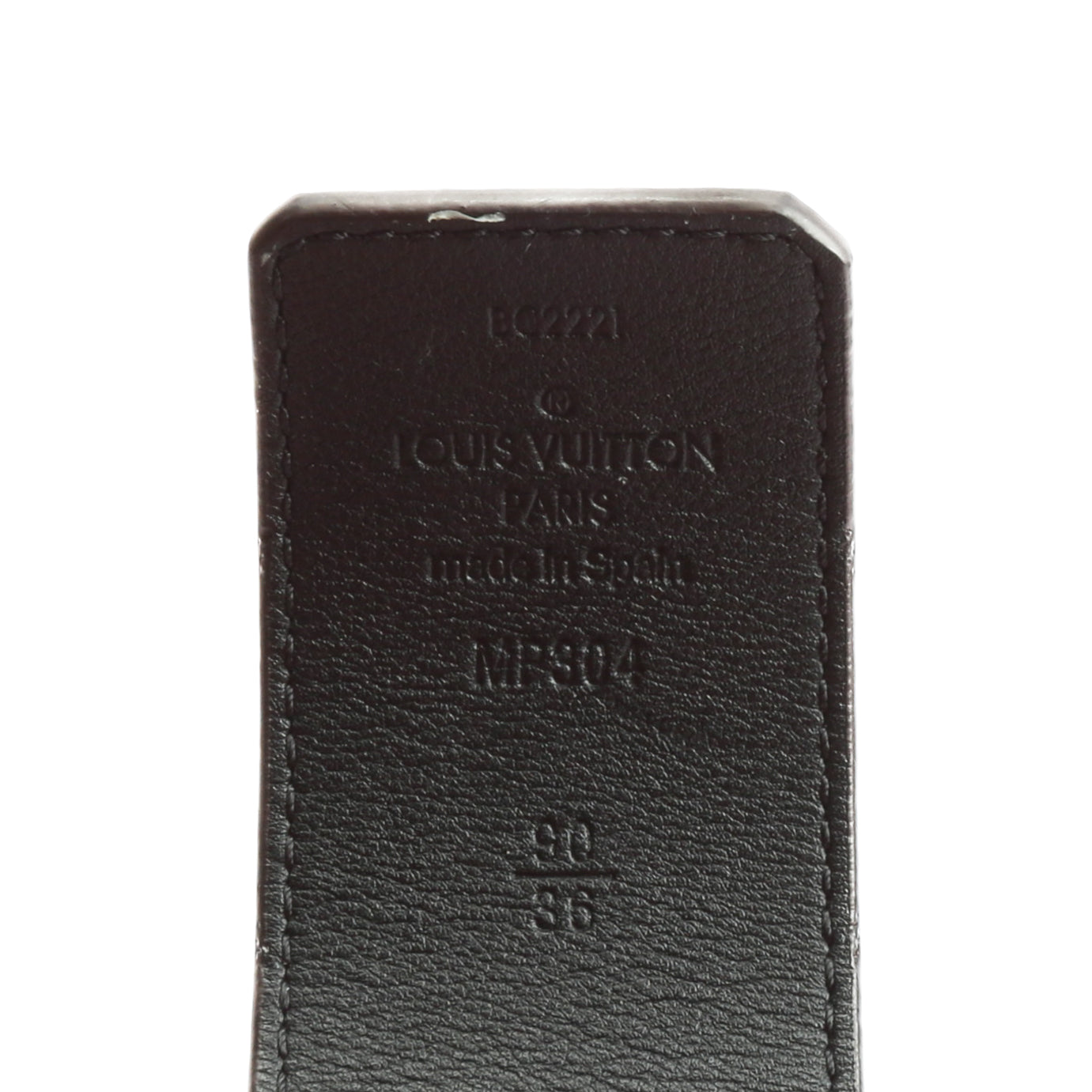 LOUIS VUITTON Pyramide 40 MM Reversable Belt Mono w/orange
