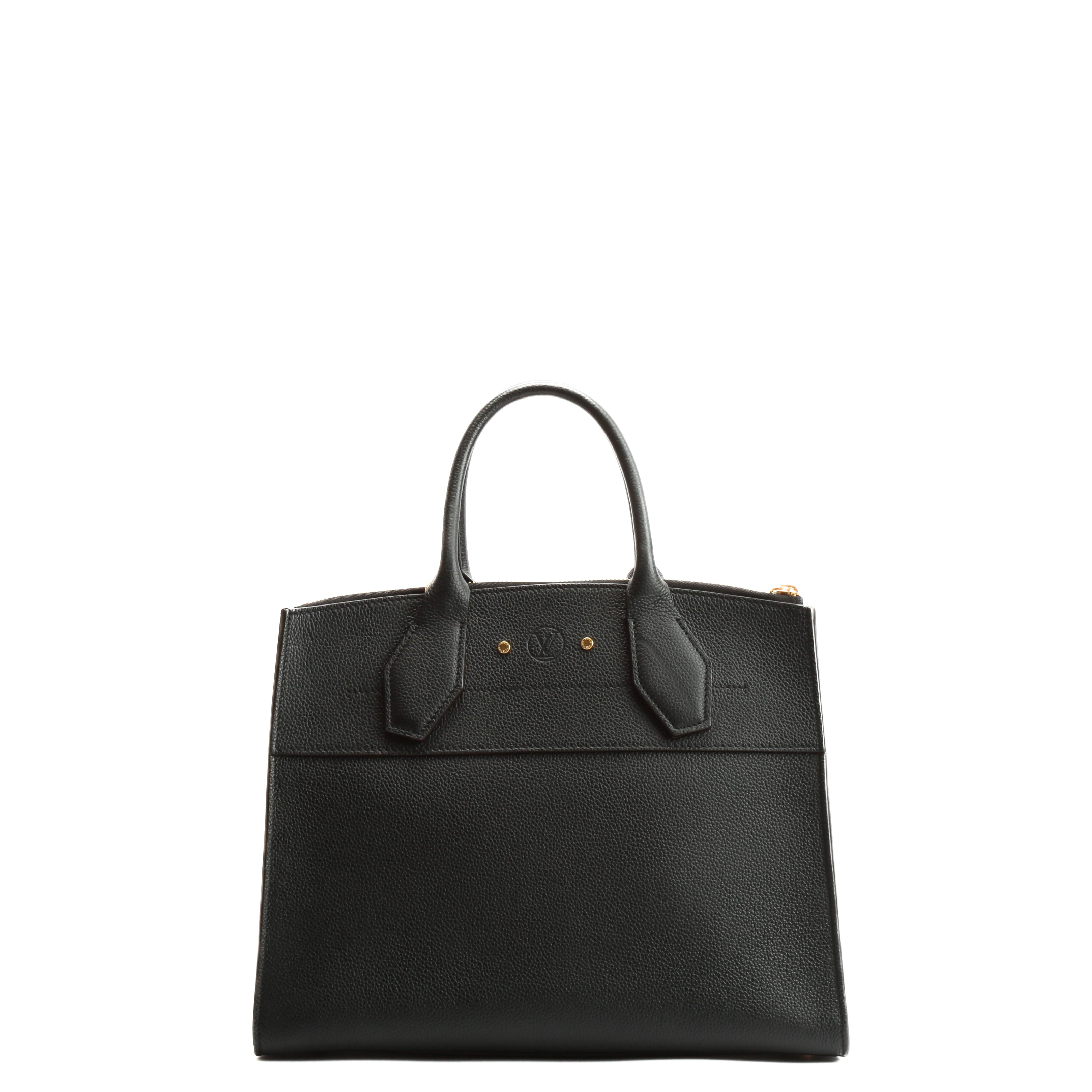 LOUIS VUITTON City Steamer MM - Leather Black