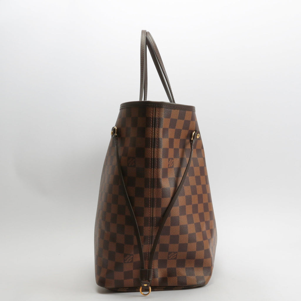 LOUIS VUITTON Neverfull GM Damier Ebene w/Pouch
