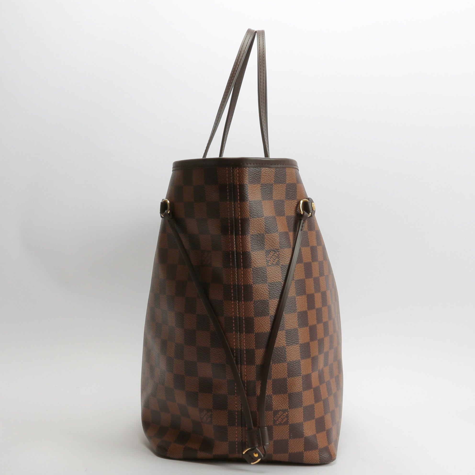 LOUIS VUITTON Neverfull GM Damier Ebene w/Pouch