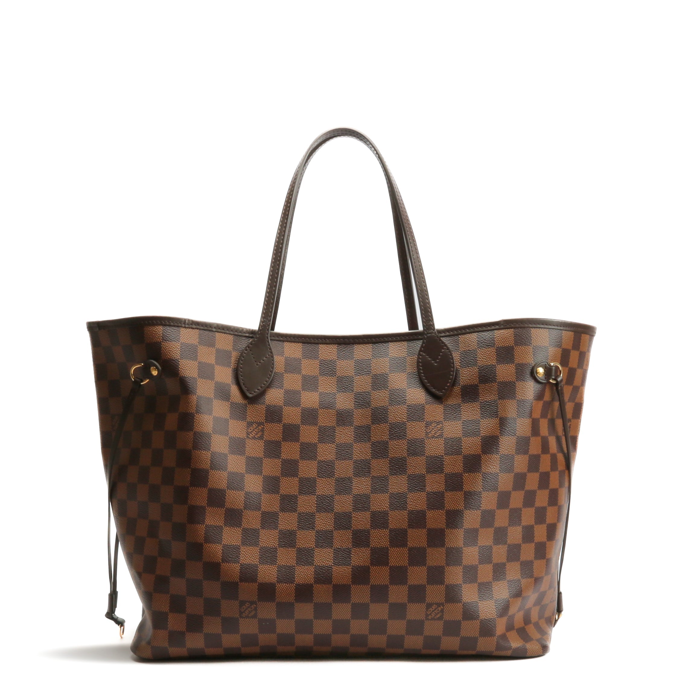 LOUIS VUITTON Neverfull GM Damier Ebene w/Pouch