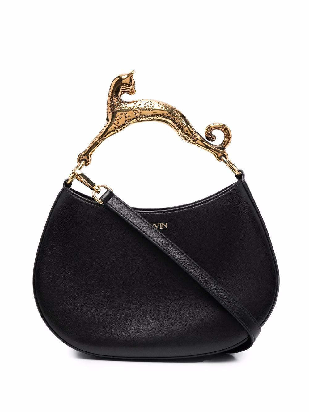 LANVIN HOBO BAG WHIT CAT HANDLE
