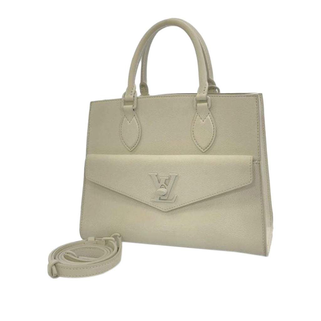 Louis Vuitton Lockme PM White Calfskin